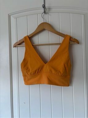 Lululemon Align Bra Mango V-Neck Longline Size 10 Athletic Fitness C/D